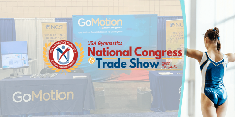USA Gymnastics GoMotion Booth